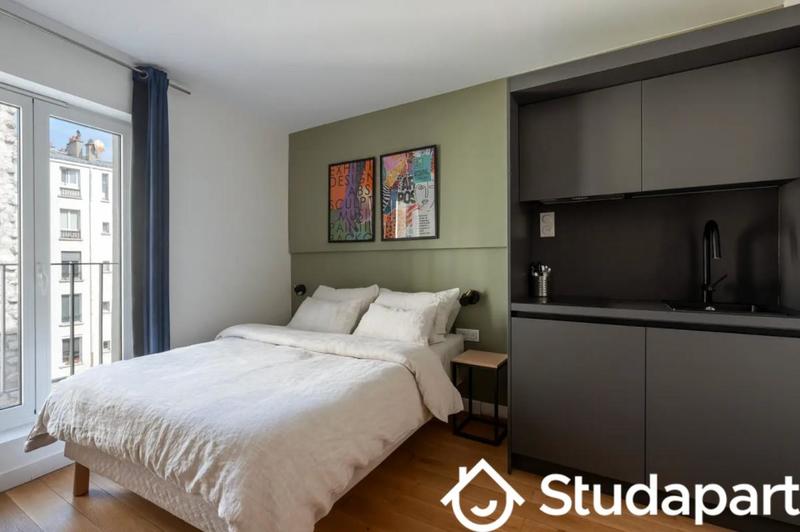 Chambre - 17 m² - 1 pièce