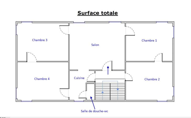 Appartement - 92 m² - 4 pièces