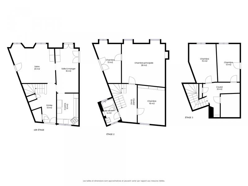 Maison de ville - 167 m² - 5 pièces