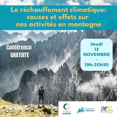 Le réchauffement climatique, causes et effets sur nos activités en montagne