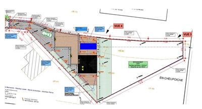 Terrain constructible - 1 462 m²