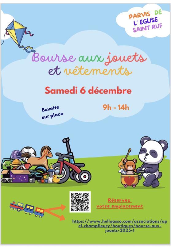 Bourse aux jouets et vêtements