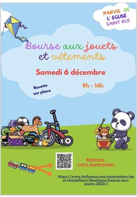 Bourse aux jouets et vêtements