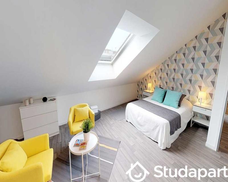 Chambre - 45 m² - 1 pièce