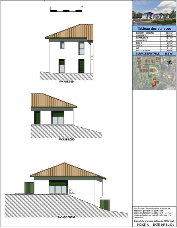Maison - 80 m² - 4 pièces