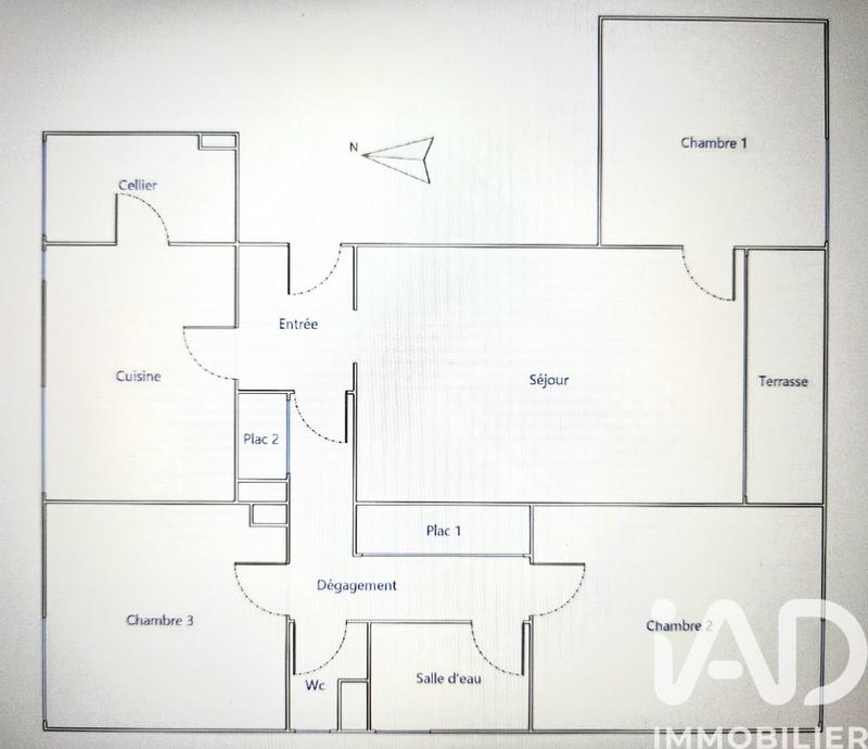 Appartement - 76 m² - 4 pièces