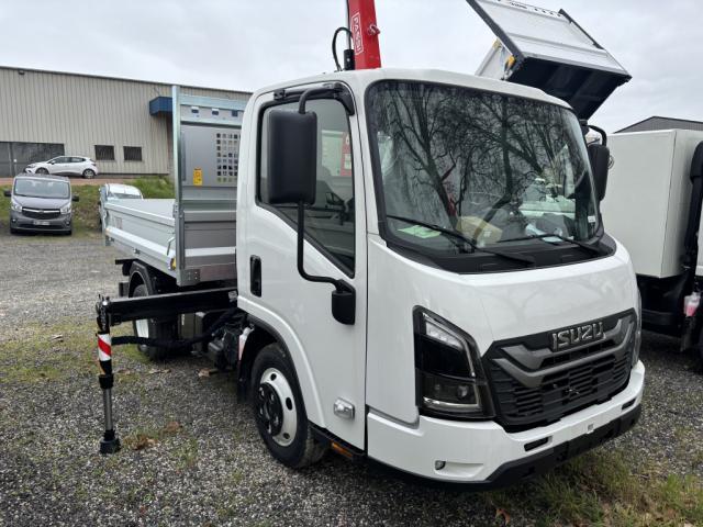 Isuzu M27 Gen 2 3.0l 150ch Bva Benne Alu + Grue Fassi F30 + Radiocommande + Allonge