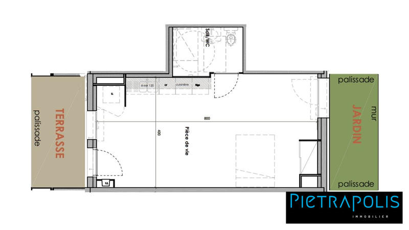 Appartement - 40 m² - 1 pièce