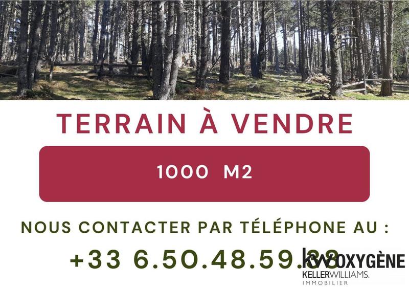 Terrain constructible - 1 000 m²