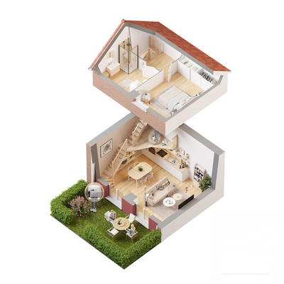 Maison - 56 m² - 2 pièces