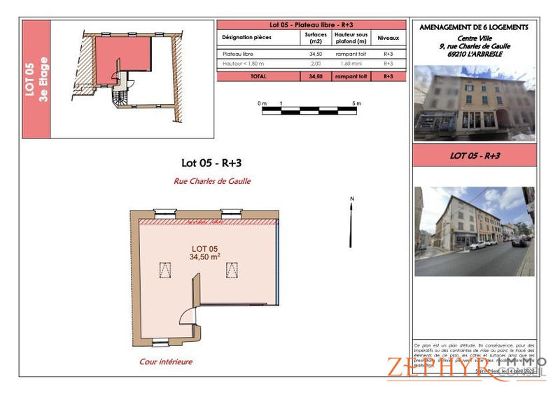 Appartement - 35 m² - 1 pièce