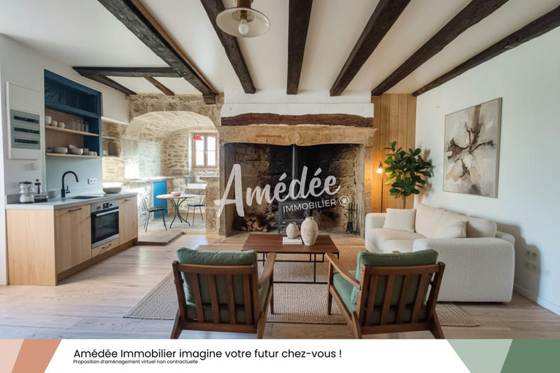 Maison ancienne - 73 m² - 3 pièces