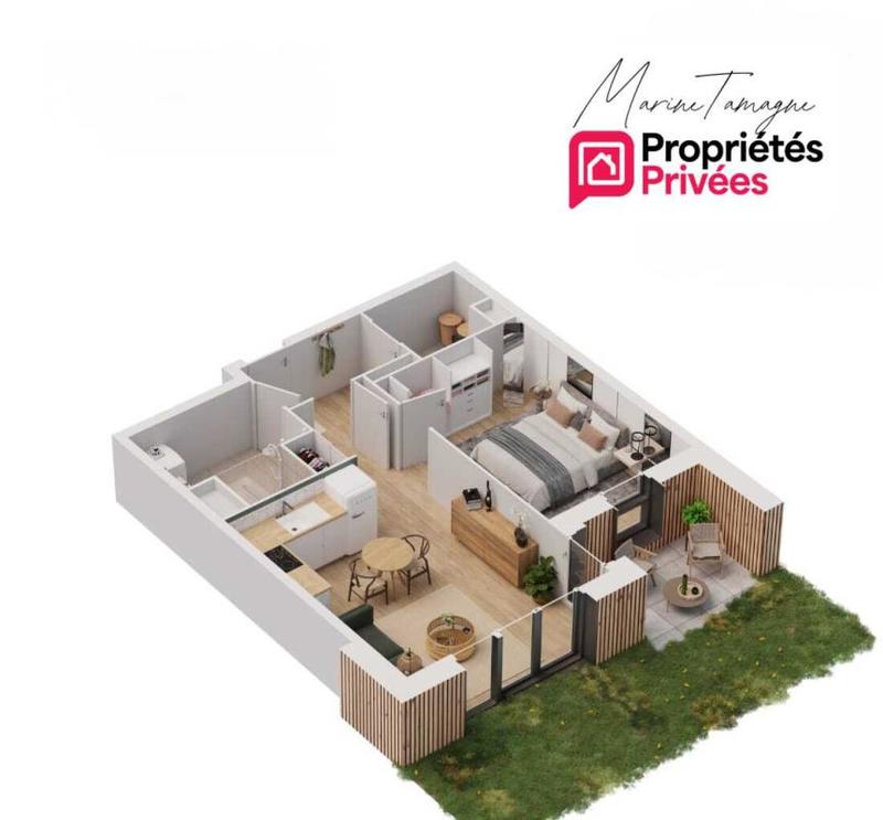 Appartement - 41 m² - 2 pièces