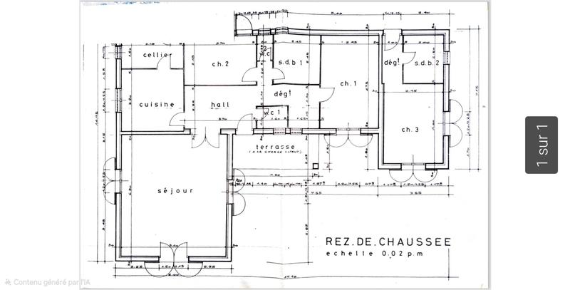Maison - 125 m² - 4 pièces