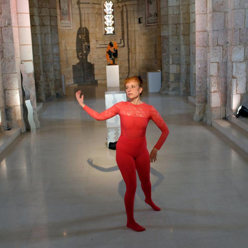 Traces : danse peinture mouvement suivi d'un débat - Châteaux en fête