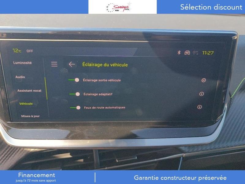 Peugeot 2008 Gt Hybrid 145 Dcs6 Toit Pano Navi+Vision 360+Ja18 Noire