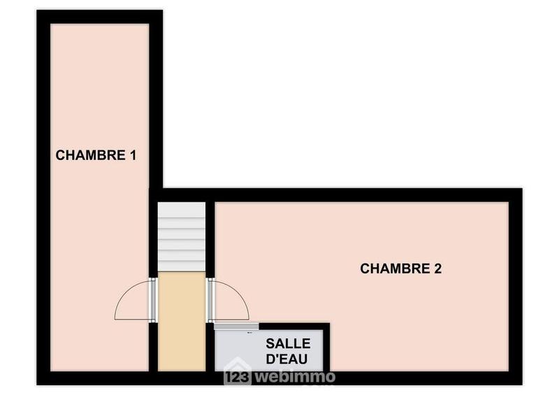 Maison de ville - 76 m² - 3 pièces