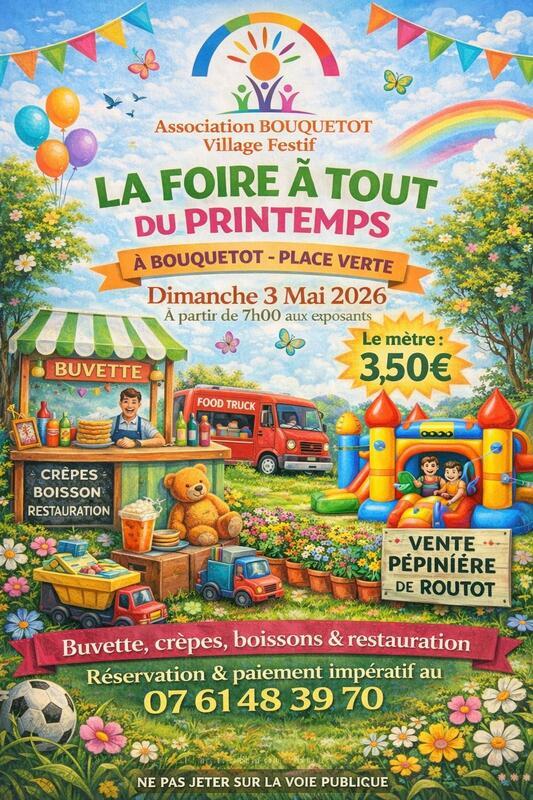 Foire à tout du printemps