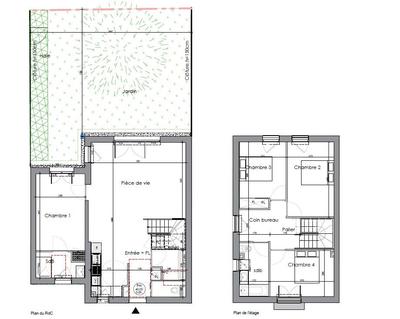 Maison - 108 m² - 5 pièces