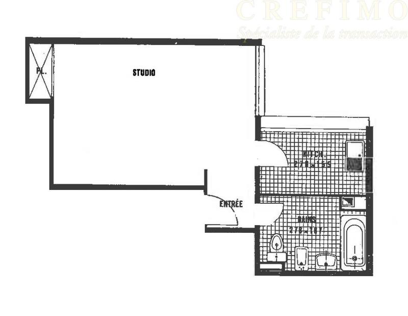 Appartement - 30 m² - 1 pièce