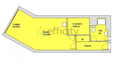 Appartement - 34 m² - 1 pièce