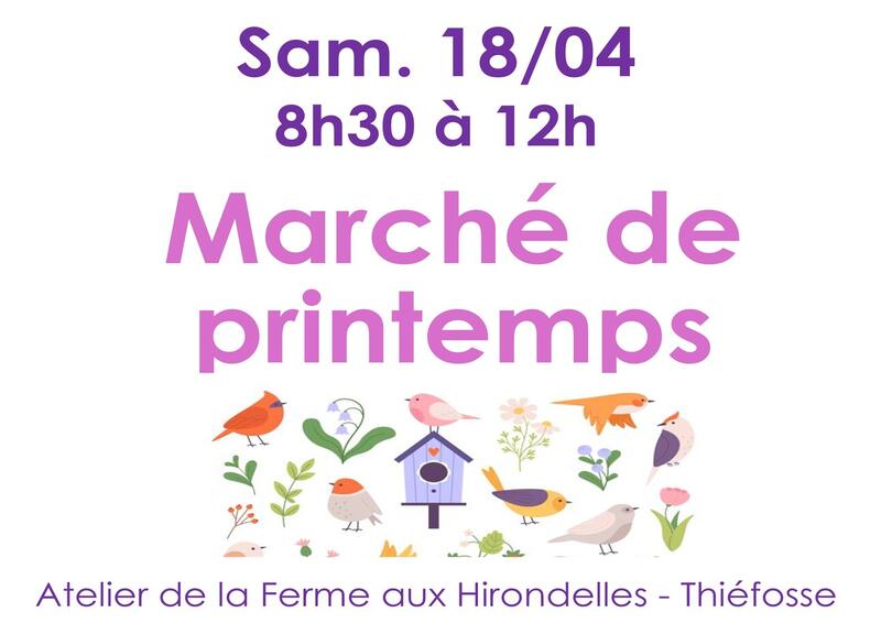 Le printemps s'invite au marché des producteurs