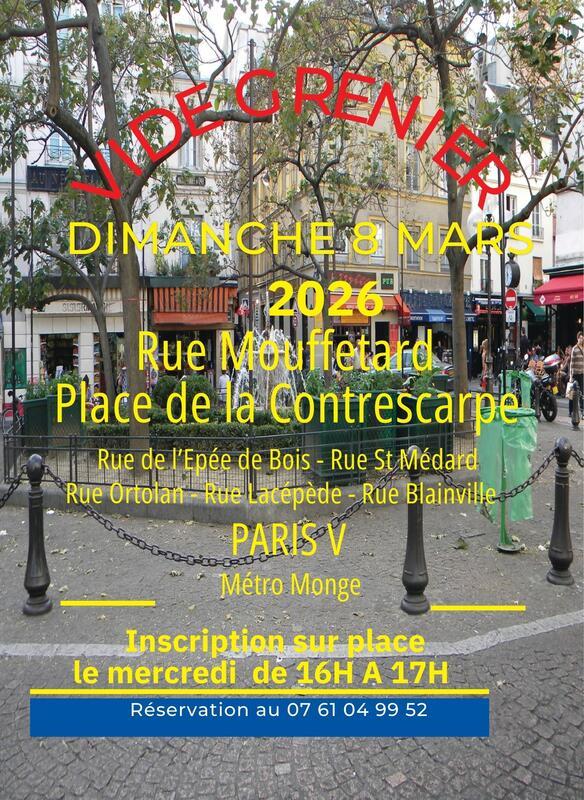 Vide grenier mouffetard haut