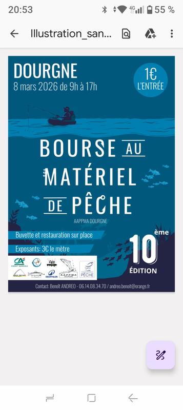 Bourse de matériel de pêche
