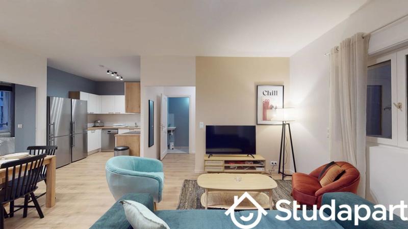 Chambre - 13 m² - 1 pièce