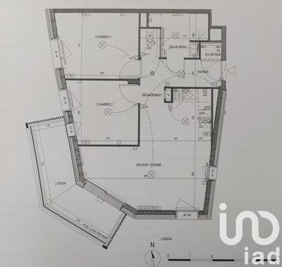 Appartement - 59 m² - 3 pièces