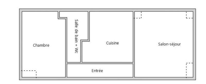 Appartement - 52 m² - 2 pièces