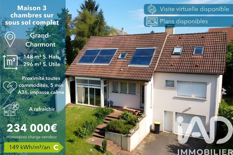 Maison de maîtres - 148 m² - 6 pièces