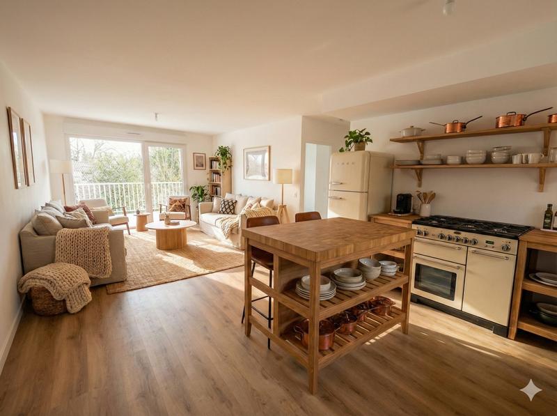 Appartement - 65 m² - 3 pièces