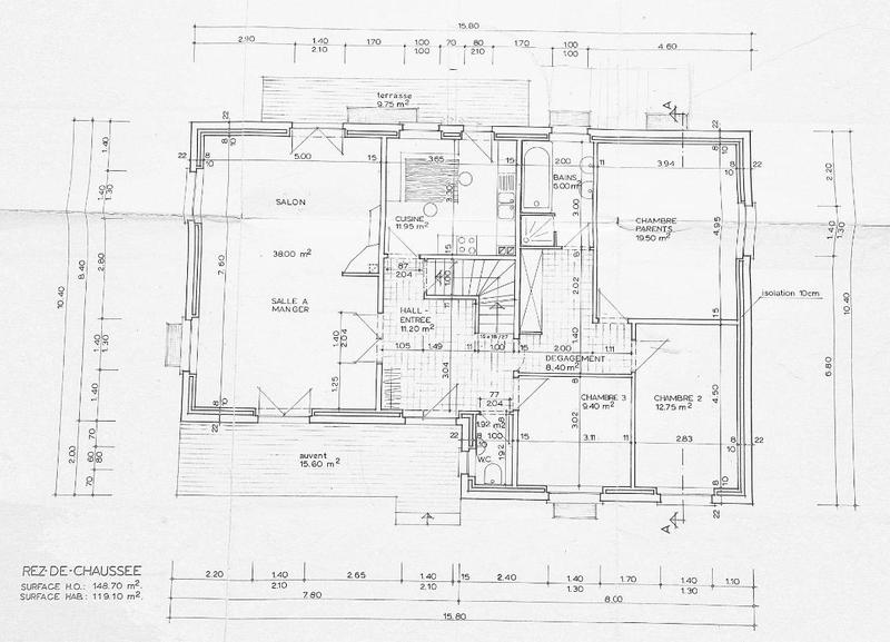 Maison - 195 m² - 7 pièces