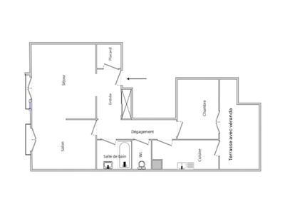 Appartement - 67 m² - 3 pièces