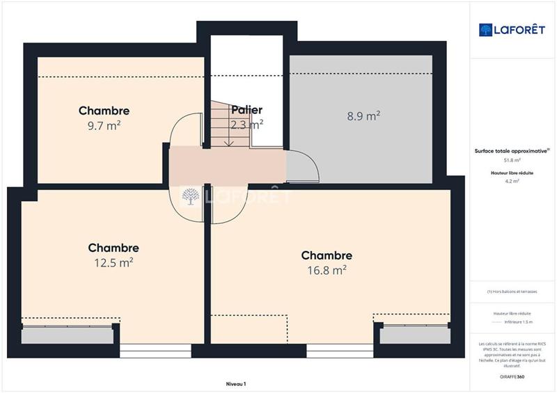 Maison - 105 m² - 6 pièces