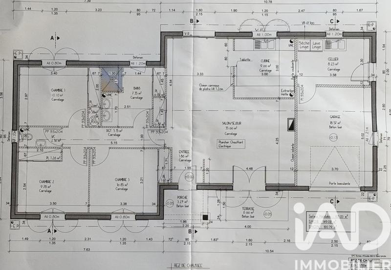 Maison - 106 m² - 5 pièces