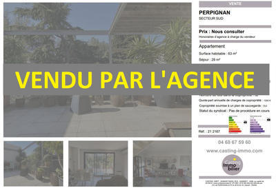 Appartement - 63 m² - 3 pièces