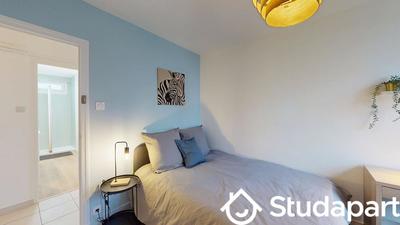 Chambre - 9 m² - 1 pièce