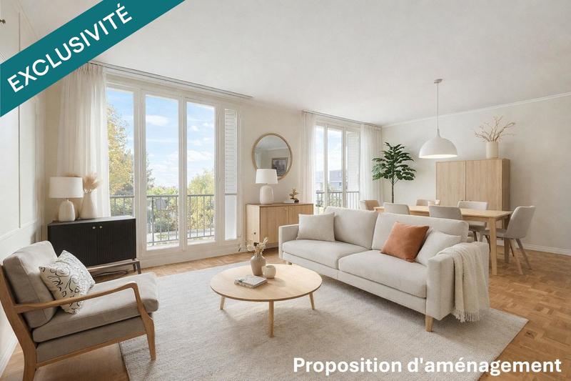 Appartement - 80 m² - 3 pièces