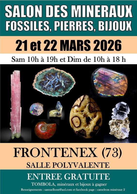 Salon des minéraux, fossiles, pierres et bijoux