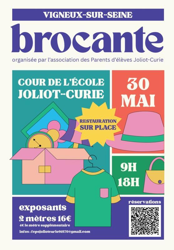 Brocante de l'école frédéric joliot-curie