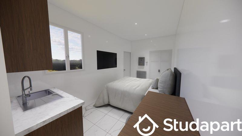 Chambre - 14 m² - 1 pièce