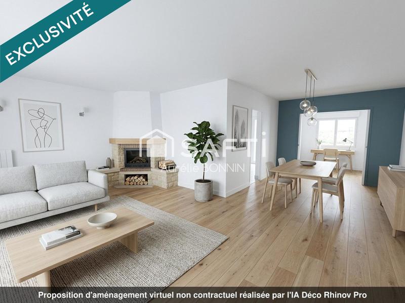 Maison - 92 m² - 5 pièces