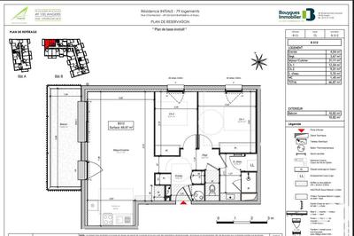 Appartement - 66 m² - 3 pièces