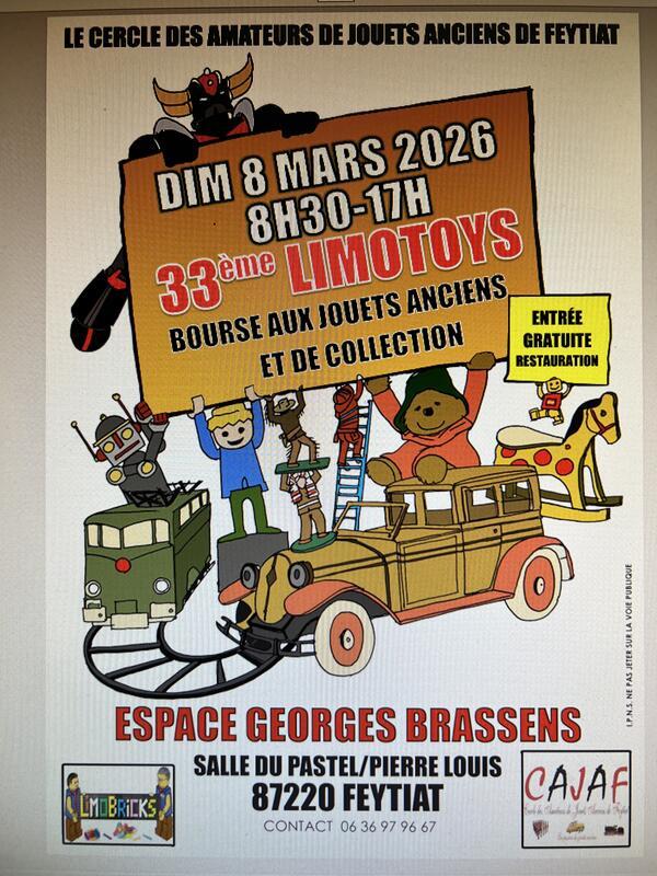 34ème limotoys - bourse aux jouets anciens et de collection
