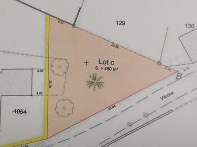 Terrain constructible - 480 m²