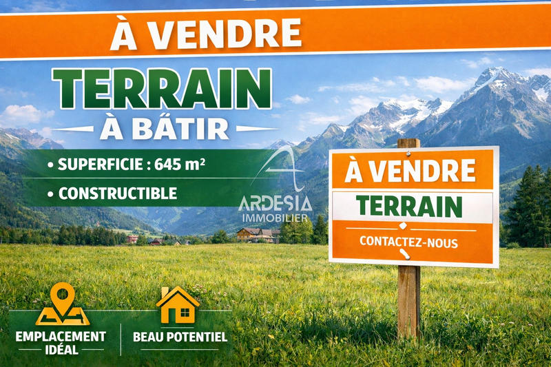 Terrain - 645 m²