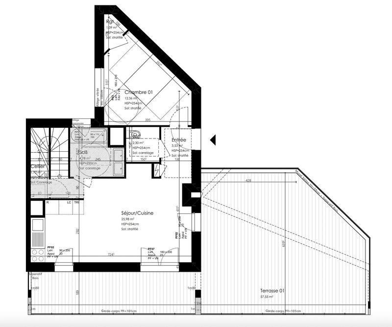Appartement - 85 m² - 4 pièces