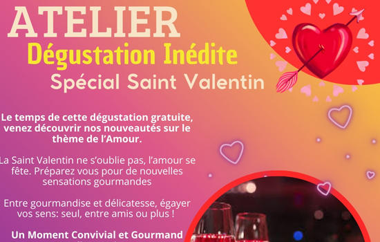 Atelier : Dégustation - Saint-Valentin